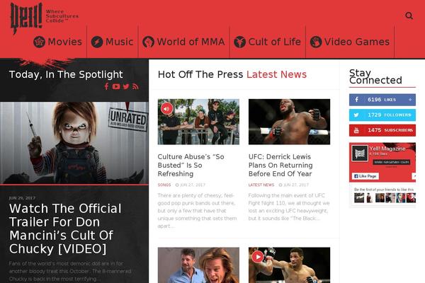Split theme site design template sample