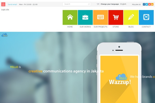 gridera theme websites examples