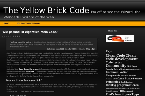 Site using Cool Tag Cloud plugin