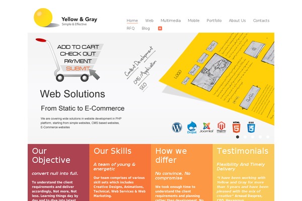 Site using Accordion-Wp plugin