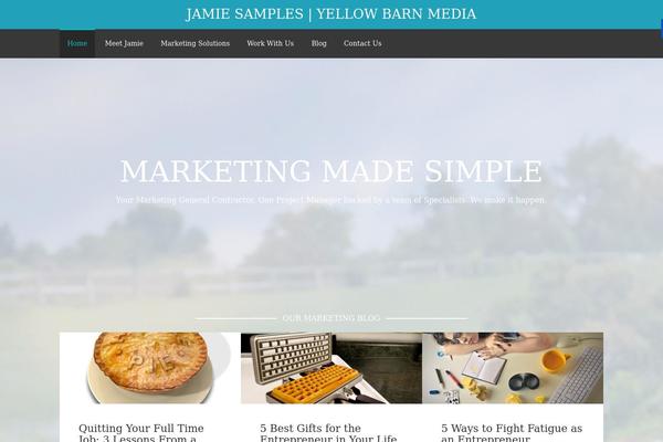 Hello-elementor-child theme site design template sample