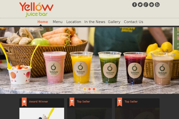 Dine & Drink theme site design template sample