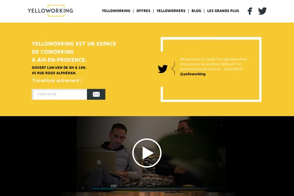 Site using Cocorico Social plugin
