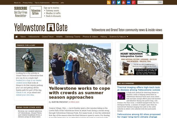 Largo theme site design template sample
