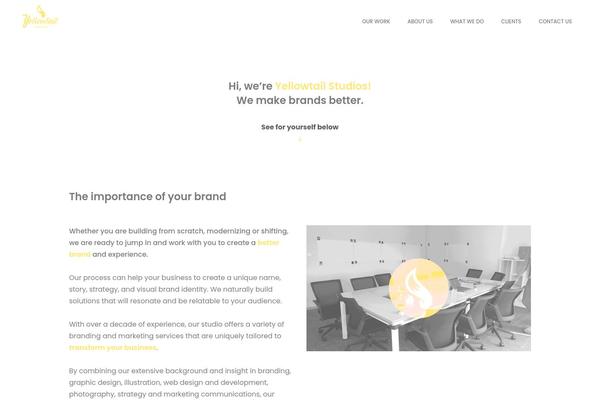 Grafik theme site design template sample