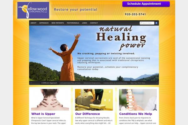 Natural theme site design template sample