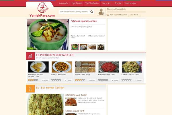 yemekpare.com site used Ytema