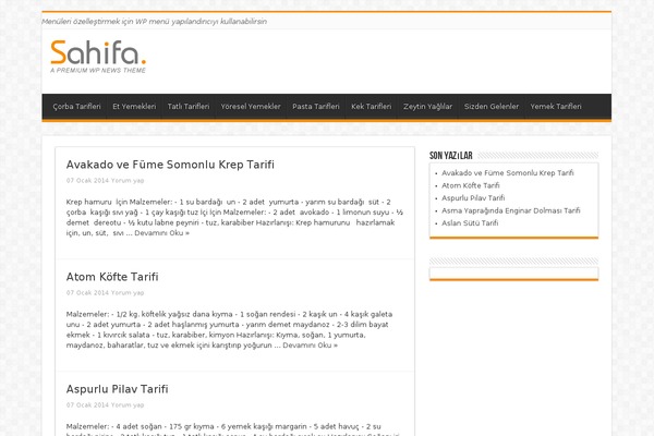 yemektarifisorgula.com site used Yemektarifleri