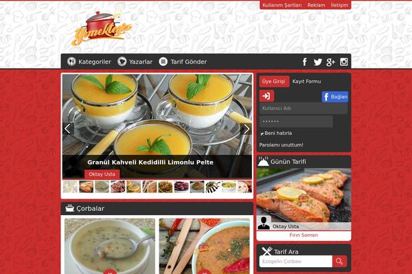 yemekteyiz.com site used Karabiber