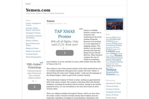 Thesis 1.8.1 theme site design template sample
