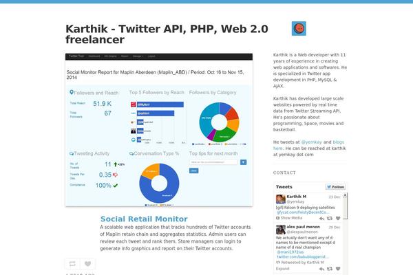 MyResume theme site design template sample