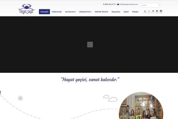 Parker theme site design template sample