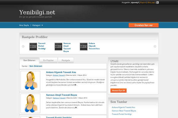 ClassiPress theme site design template sample