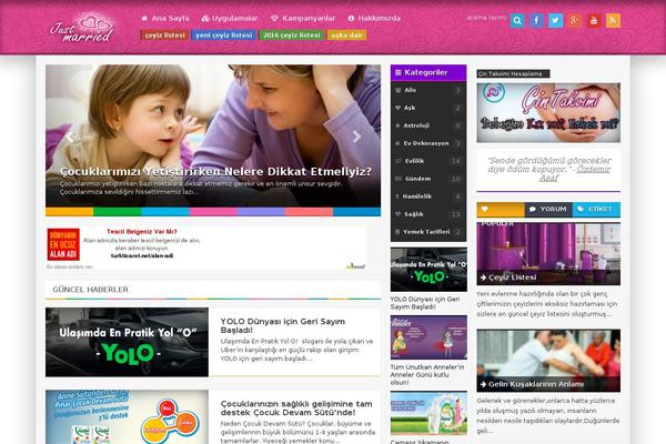 Optimablogs theme site design template sample