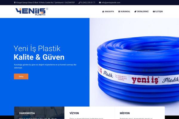 Industro theme site design template sample