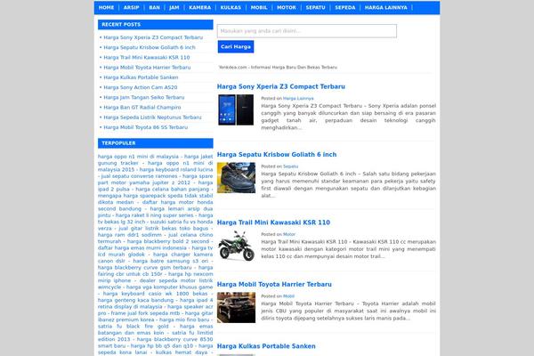 Nyeo theme site design template sample