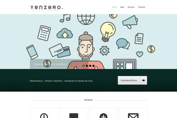 Carbon theme site design template sample