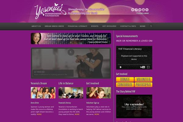 Alyeska Child theme site design template sample