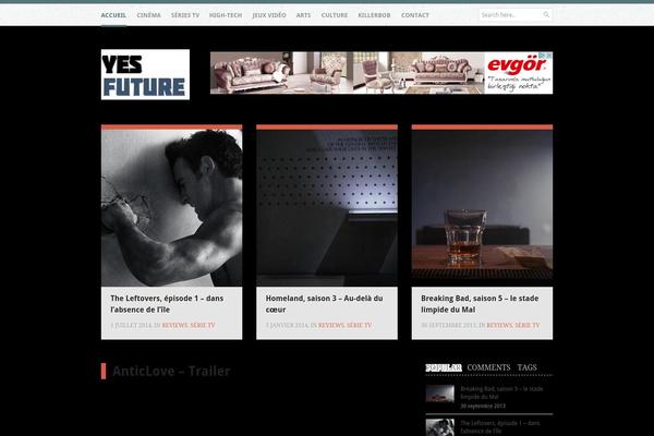 Marisa theme site design template sample