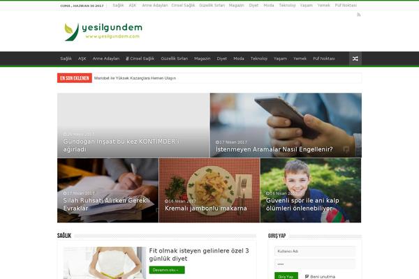 yesilgundem.com site used Yesilgundem