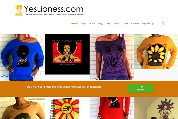 Salient theme site design template sample
