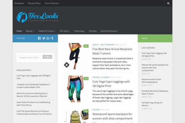 Hueman-child-master theme site design template sample
