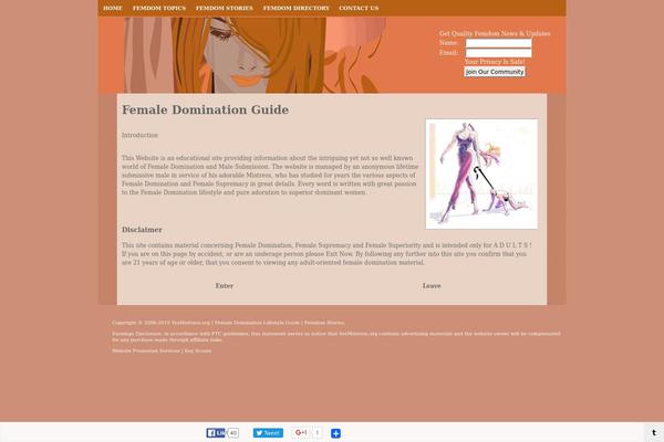 yesmistress.org site used Rewire