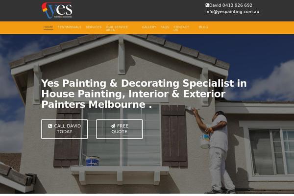 BLO theme site design template sample