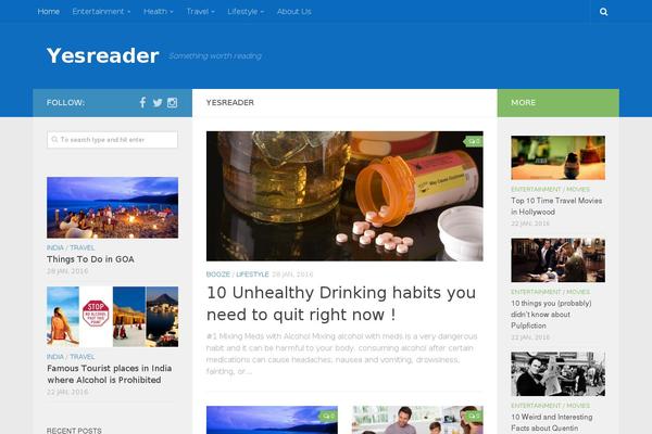 Site using Simplified Social Share plugin