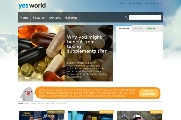 FlyingNews theme site design template sample