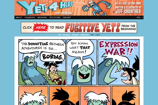 ComicPress theme site design template sample