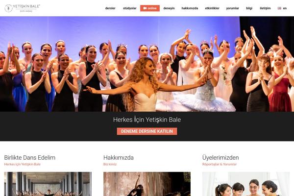 Dance-studio-child theme site design template sample