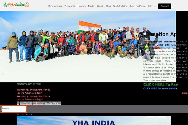 yhaindia.org site used Damconew