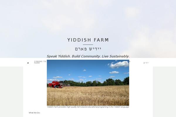 Kindred theme site design template sample
