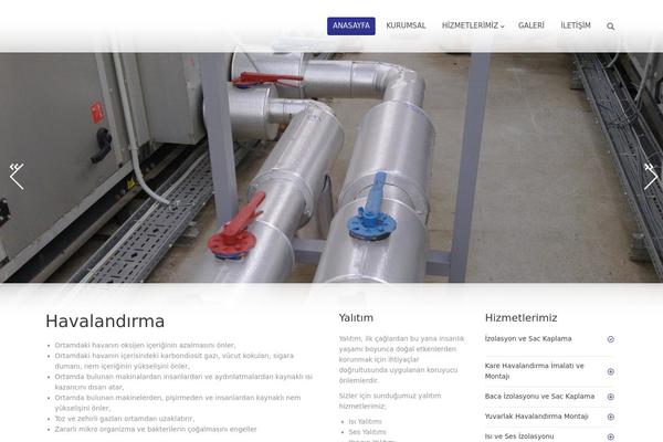 yigithavalandirma.com site used Dt-the7-theme