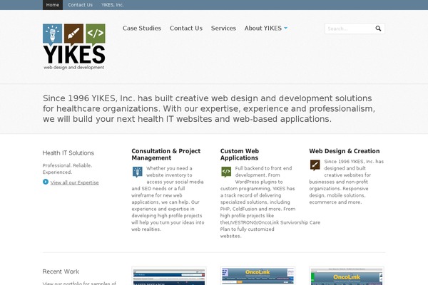 Whitelight theme site design template sample