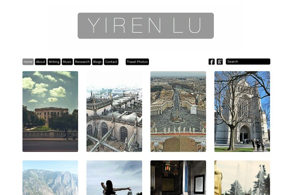 Grid Theme Responsive theme site design template sample
