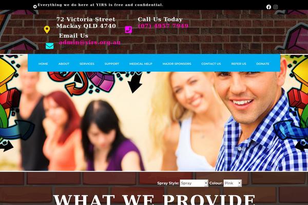 Industrial-child theme site design template sample
