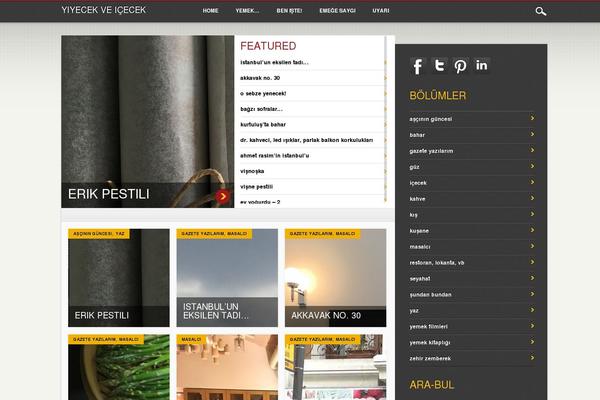 yiyecekveicecek.com site used Noteworthy