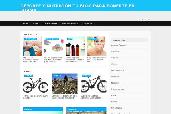 Magma theme site design template sample