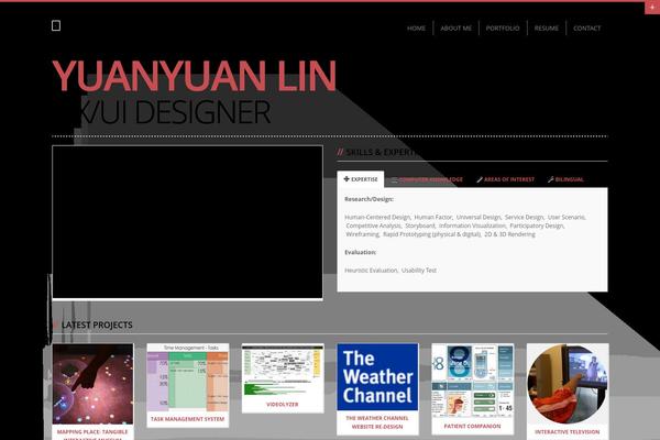 MORE theme site design template sample