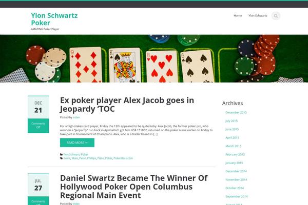 Ascent theme site design template sample