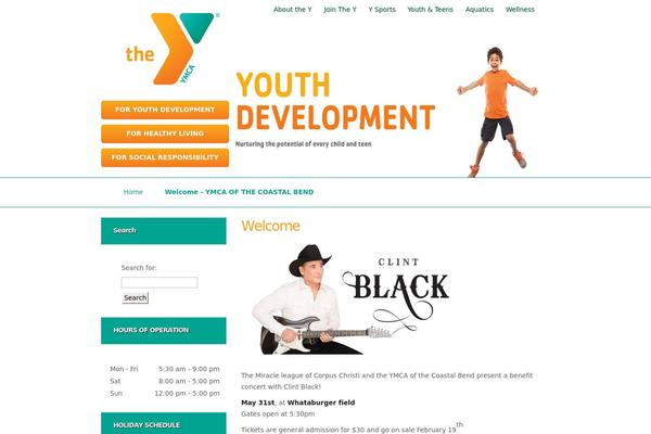 Ymca theme site design template sample