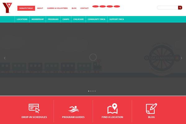 ymca theme websites examples