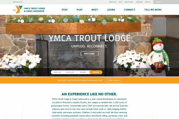 Ymca theme site design template sample