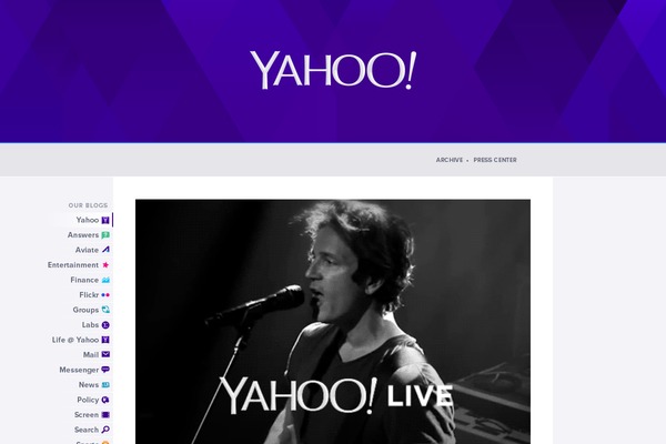 Archive theme site design template sample