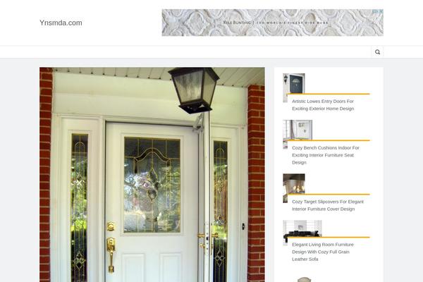 Houses theme site design template sample