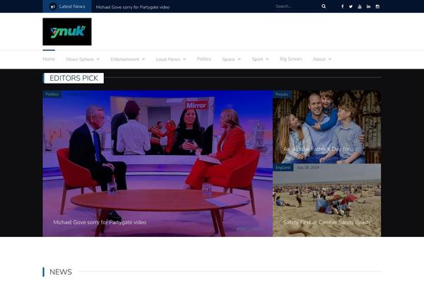Newspaper X theme site design template sample