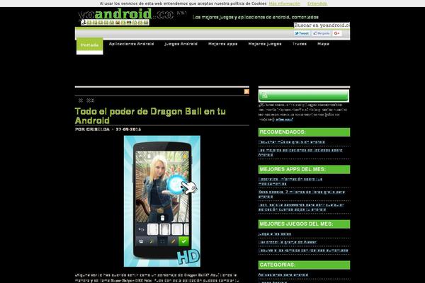 Android theme site design template sample
