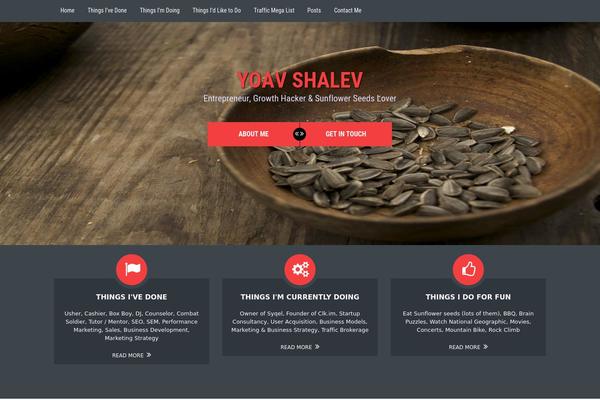 Unconditional theme site design template sample